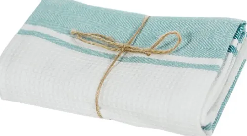 Tekstylia Kuchenne-CN-83 Ściereczka kuchenna 1 (miętowe pasy)
