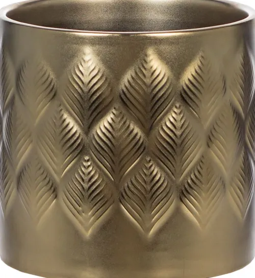 Wazony, Doniczki I Kosze Na Kwiaty-CN-164 Doniczka ceramiczna Konti 10 (złoty)