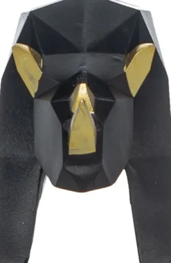 Dekoracje - Ozdoby-CN-158 Figurka mały nosorożec Geo 81 (czarny)