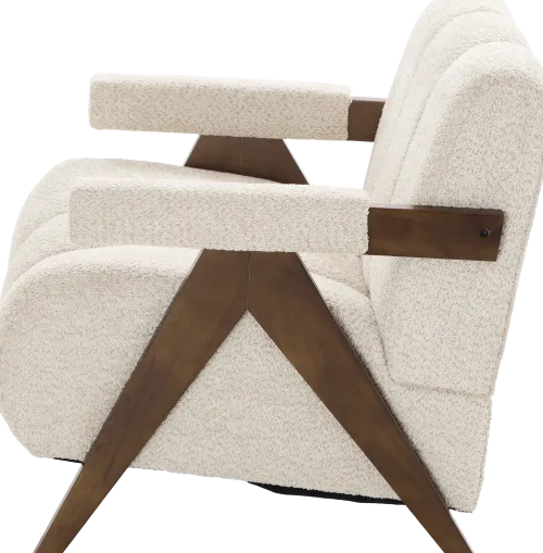 Fotele Wypoczynkowe-CN-220 Fotel Biscuit 32 (boucle beż)