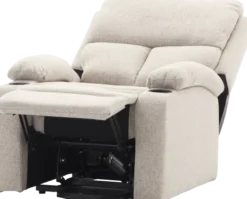 Fotele Wypoczynkowe-CN-187 Fotel elektryczny relax z funkcją ułatwiania wstawania Calio 27 (latte)