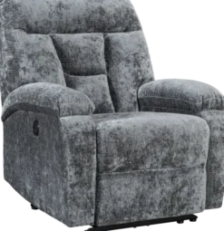 Fotele Wypoczynkowe-CN-166 Fotel elektryczny z funkcją relax Gerona 21 (jasnoszary)