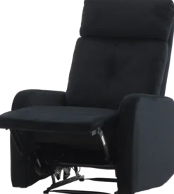 Fotele Wypoczynkowe-CN-166 Fotel Gerona z funkcją relax (czarny)