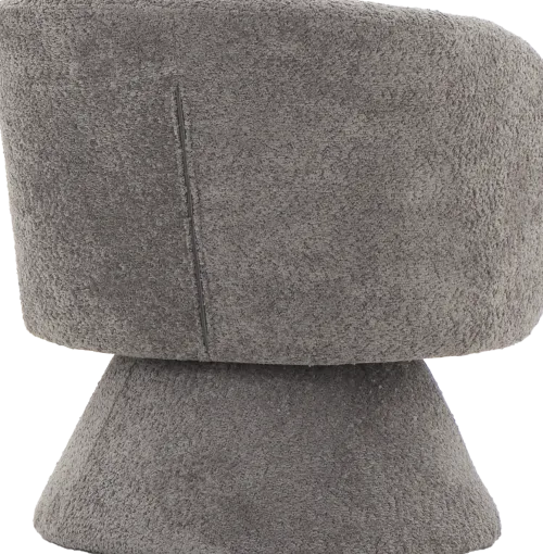 Fotele Wypoczynkowe-CN-259 Fotel obrotowy Lizbona 29 (boucle grafit)