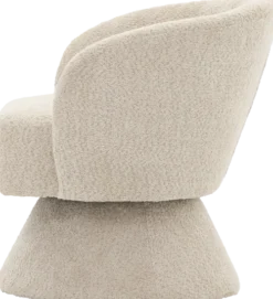 Fotele Wypoczynkowe-CN-259 Fotel obrotowy Lizbona 29 (boucle beżowy)