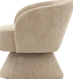 Fotele Wypoczynkowe-CN-259 Fotel obrotowy Lizbona 29 (boucle cappuccino)