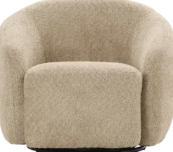 Fotele Wypoczynkowe-CN-272 Fotel obrotowy Purro 33 (boucle cappuccino)