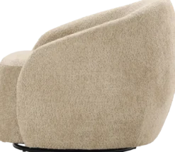 Fotele Wypoczynkowe-CN-272 Fotel obrotowy Purro 33 (boucle cappuccino)