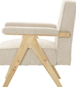 Fotele Wypoczynkowe-CN-220 Fotel Vintage 25 (boucle beżowy)