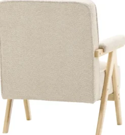 Fotele Wypoczynkowe-CN-220 Fotel Vintage 25 (boucle beżowy)