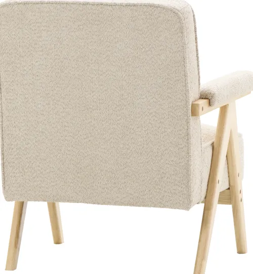 Fotele Wypoczynkowe-CN-220 Fotel Vintage 25 (boucle beżowy)