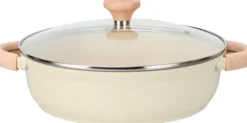 Patelnie I Garnki-CN-237 Garnek Tasty Cooking Sand 4.25l (kremowy)