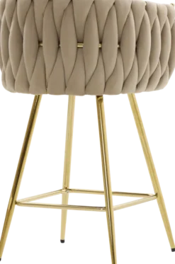 Krzesła Barowe (Hokery)-CN-267 Hoker Marbella (beżowy)