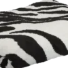 Koce-CN-243 Koc żakardowy Zebra 61 (biały/czarny)
