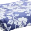 Koce-CN-238 Koc flanelowy Blue Flowers 36 (granatowy/biały)