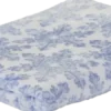 Koce-CN-238 Koc flanelowy Snow 38 (biały/niebieski)
