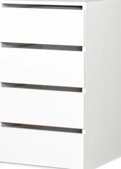 Szafy I Nadstawki|Szafy I Nadstawki-Bodzio Kontenerek do szafy przesuwnej (4 szufl.) szer. 45cm (biały)