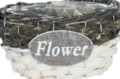 Wazony, Doniczki I Kosze Na Kwiaty-CN-94 Kosz na kwiaty Flora mały