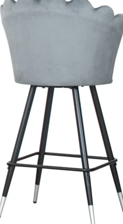 Krzesła Barowe (Hokery)-CN-157 Krzesło-hoker ROJAL (grafitowy)