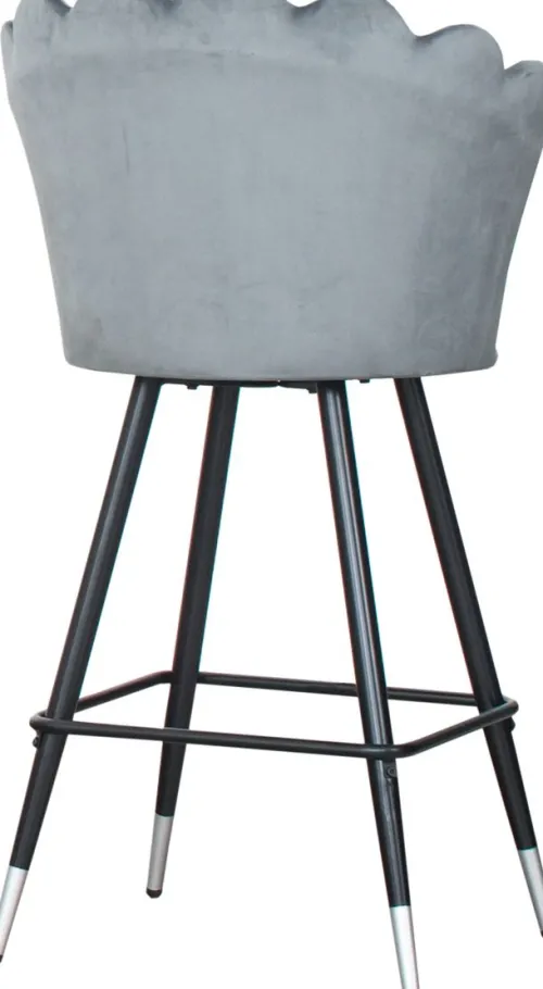 Krzesła Barowe (Hokery)-CN-157 Krzesło-hoker ROJAL (grafitowy)