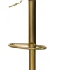 Krzesła Barowe (Hokery)-CN-88 Krzesło-hoker ROJAL (kremowy/złoty)