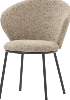 Krzesła Do Jadalni-CN-149 Krzesło Larmes 31 (boucle cappuccino)