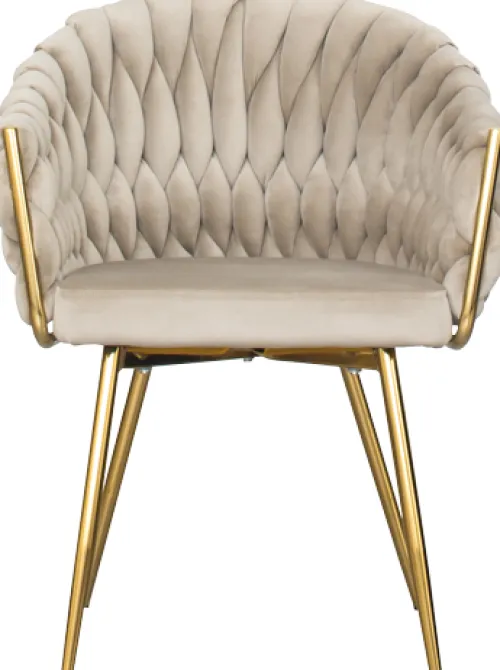 Krzesła Do Jadalni|Krzesła Tapicerowane-CN-149 Krzesło Marbella 24 (beżowy)