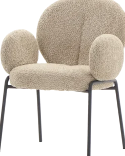 Krzesła Do Jadalni-CN-149 Krzesło Softis 32 (boucle cappuccino)