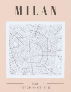 Dekoracje - Ozdoby-CN-265 Książka dekoracyjna City Books 3 Milan