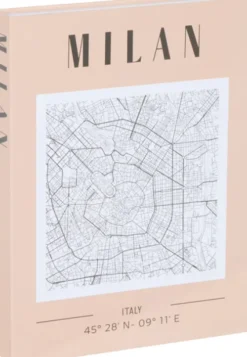 Dekoracje - Ozdoby-CN-265 Książka dekoracyjna City Books 3 Milan