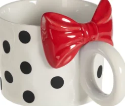 Kubki, Filiżanki I Miski-CN-194 Kubek Bella 169 (biały/czarny/czerwony)