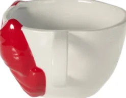 Kubki, Filiżanki I Miski-CN-194 Kubek Bella 167 (biały/czerwony)