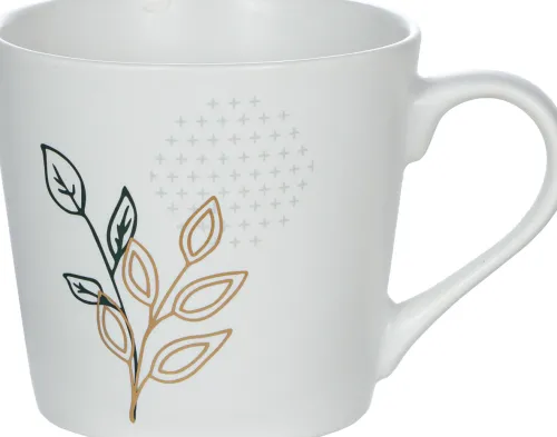 Kubki, Filiżanki I Miski-CN-200 Kubek Botanical 111 (biały)