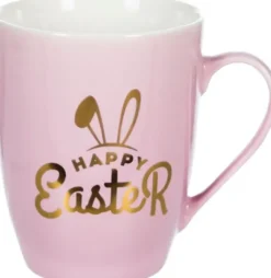Kubki, Filiżanki I Miski-CN-18 Kubek-68 Happy Easter (różowy)
