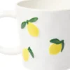 Kubki, Filiżanki I Miski|Szkło Stołowe-CN-200 Kubek Lemoni 164 (biały w cytryny)