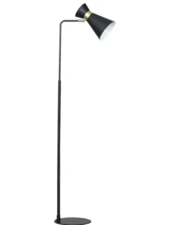Lampki Nocne, Lampiony I Świece-CN-33 Lampa stojąca Geo 12 (czarny)