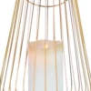 Lampki Nocne, Lampiony I Świece|Latarenki Do Salonu-CN-6 Lampion duży Marilena (złoty)