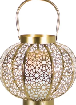 Lampki Nocne, Lampiony I Świece|Latarenki Do Salonu-CN-6 Lampion Latina (złoty)