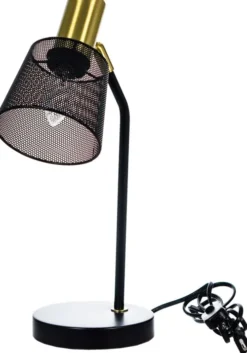 Lampki Nocne, Lampiony I Świece-CN-101 Lampka na biurko Boston 7 (czarny)