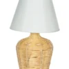 Lampki Nocne, Lampiony I Świece-CN-33 Lampka nocna Naturos 13 (rattan/biały)