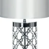 Lampki Nocne, Lampiony I Świece-CN-33 Lampka nocna Silvero 9 (srebrny/biały)