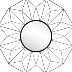 Lustra|Lustra Okrągłe-CN-17 Lustro metalowe (czarny)