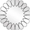 Lustra|Lustra Okrągłe-CN-106 Lustro Risano 6 (czarny)