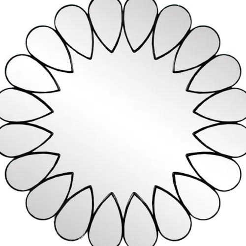 Lustra|Lustra Okrągłe-CN-106 Lustro Risano 6 (czarny)