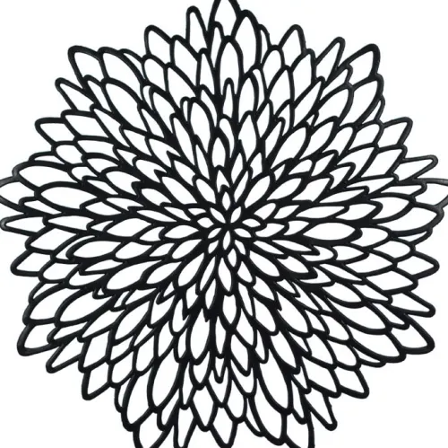 Tekstylia Kuchenne-CN-82 Mata stołowa 9 (czarna)