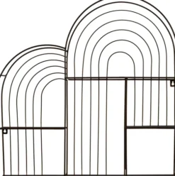 Dekoracje - Ozdoby-CN-121 Metalowa półka Naturos (czarny)
