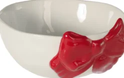 Kubki, Filiżanki I Miski-CN-194 Miseczka Bella 167 (biały/czerwony)