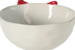 Kubki, Filiżanki I Miski-CN-194 Miseczka Bella 167 (biały/czerwony)