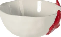 Kubki, Filiżanki I Miski-CN-194 Miseczka Bella 167 (biały/czerwony)