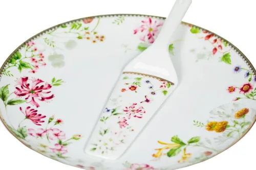 Zastawa Stołowa-CN-93 Patera na ciasto z łopatką Fiolina 17